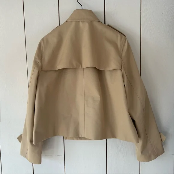 Coach Short Trench Coat Jacket Sz M NWOT - Picture 4 of 16